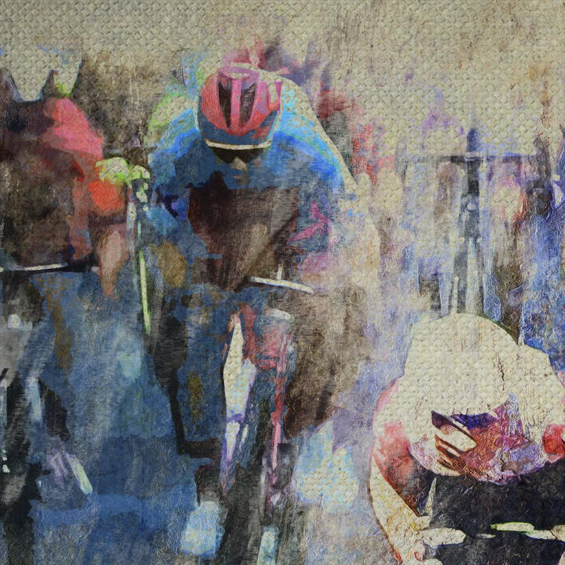 Tour de France - The Sprint  - Cycling Poster Print