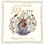 Hedgehog In  A Teacup Mother's Day