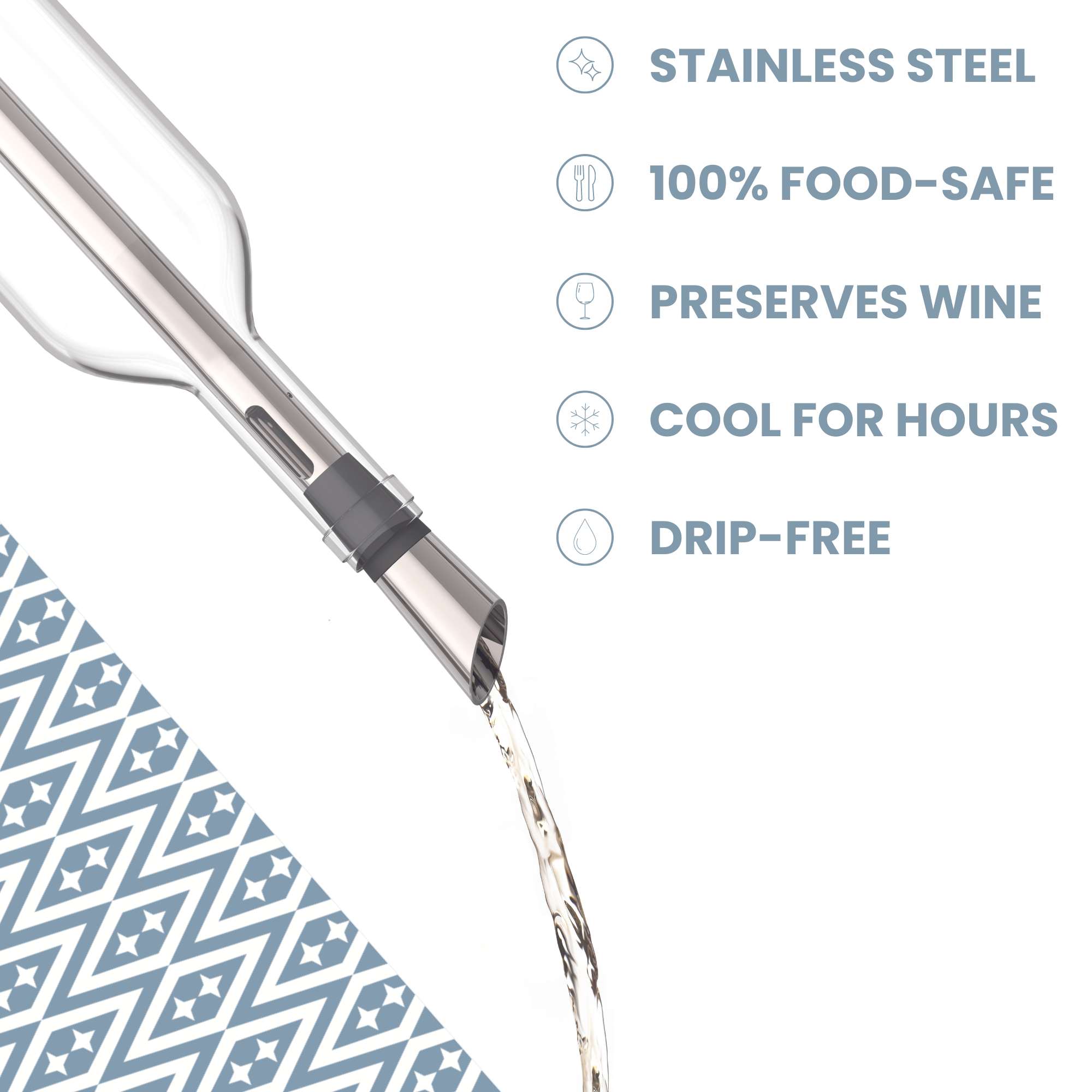 Stainless Steel Wine Chill Stick