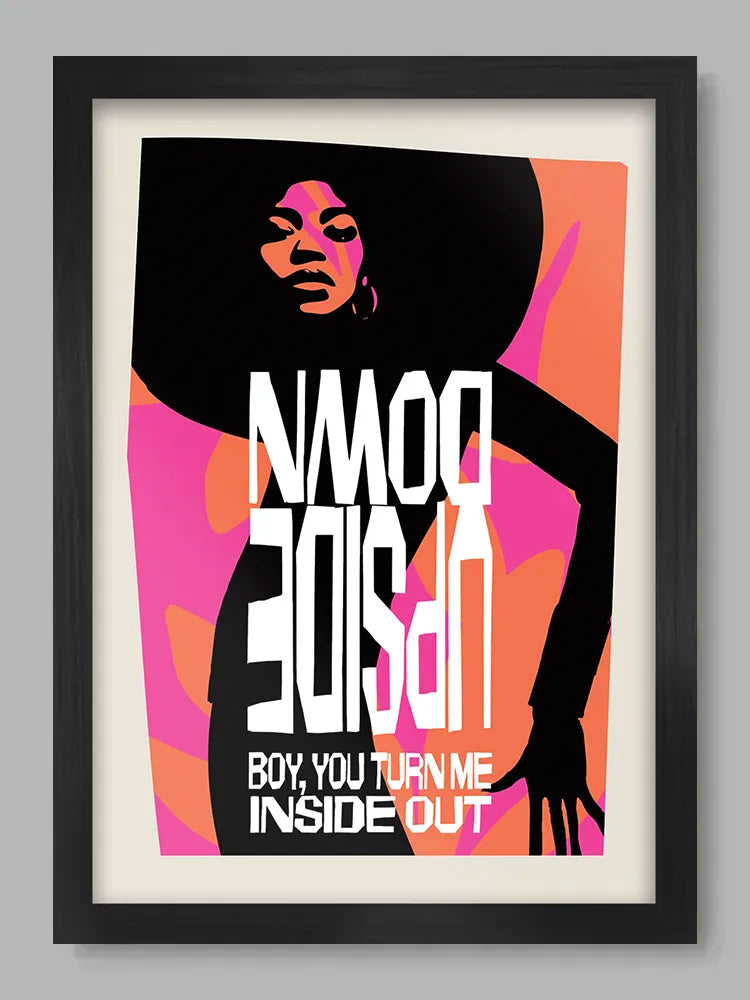 Upside Down - A3 Music Poster Print