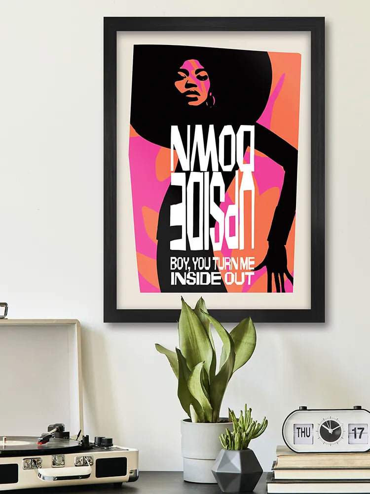 Upside Down - A3 Music Poster Print