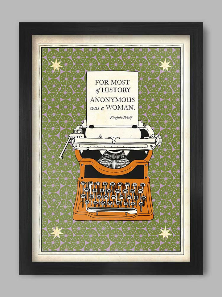 Virginia Woolf - Literary Quote Print