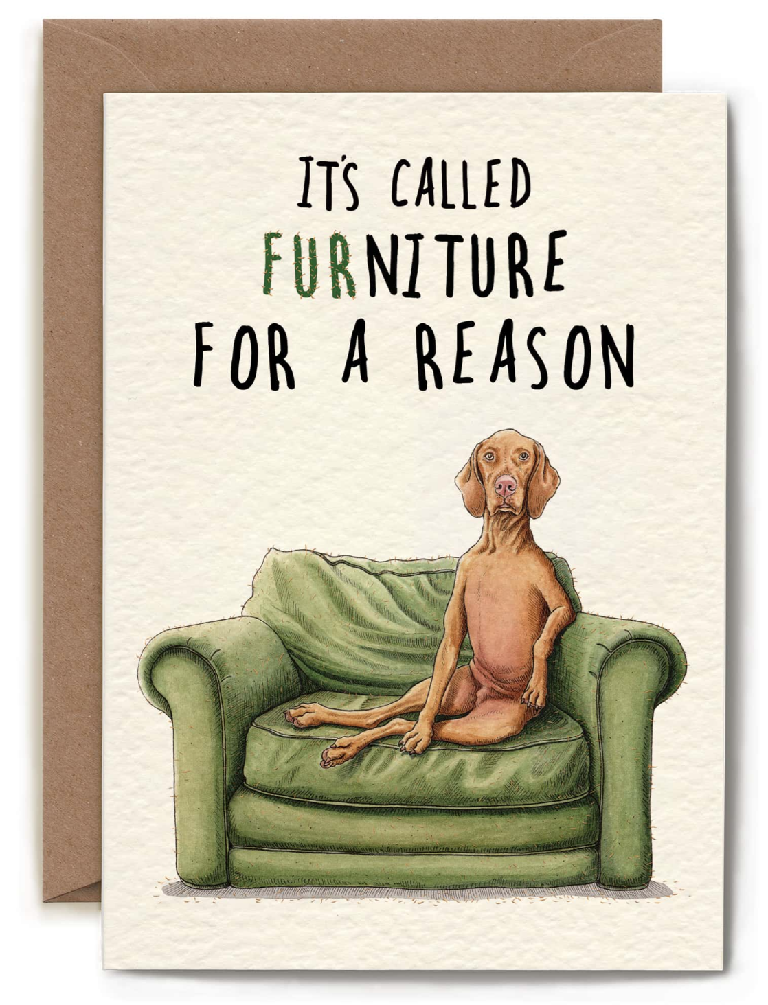 Furniture Punny Greetings Card