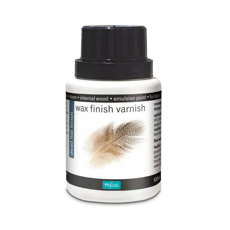 100ml Clear Wax Finish Varnish - Dead Flat