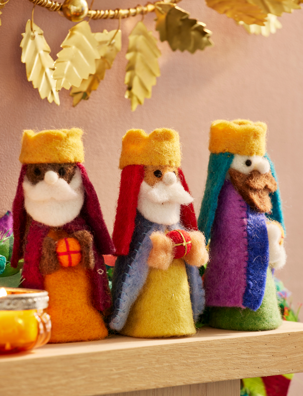 Three Wise Men Felt Ornament