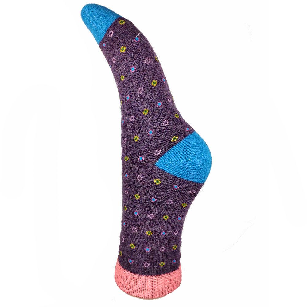 Wool Blend Socks - Dots