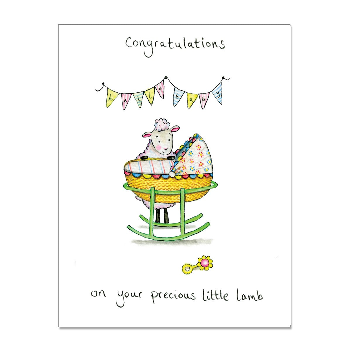 Little Lamb  - New Parents Congratulations Card