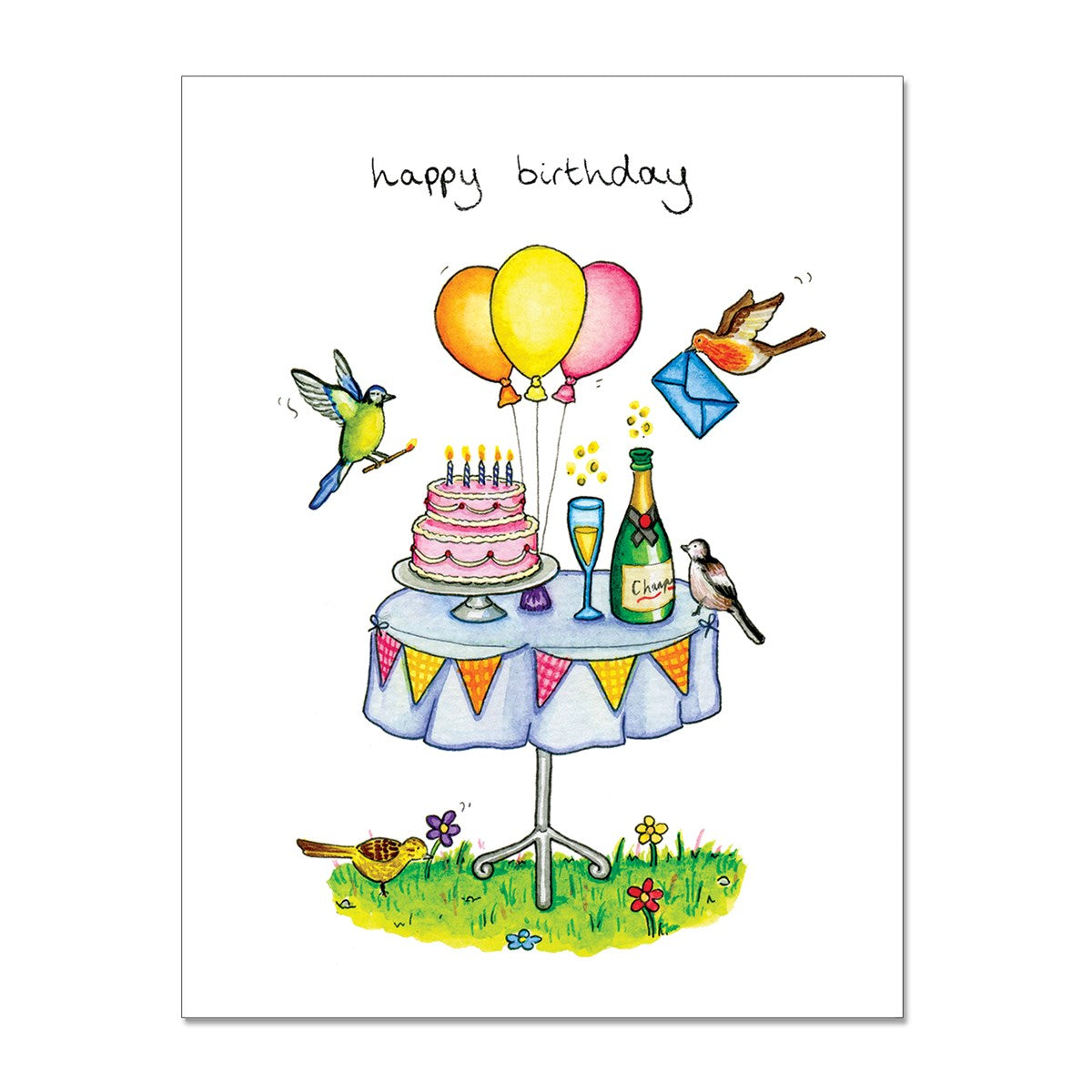 Birds Birthday Card
