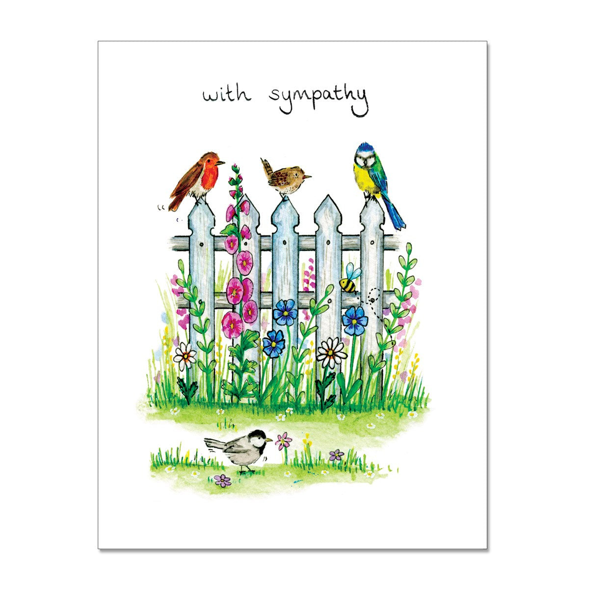 Garden Birds Sympathy Card