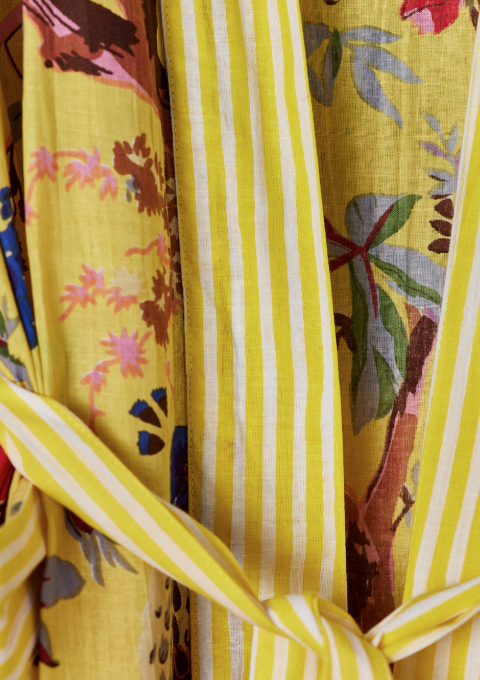 Dressing Gown - Bird Of Paradise Yellow