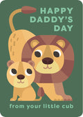 Lion 'Happy Daddy's Day'