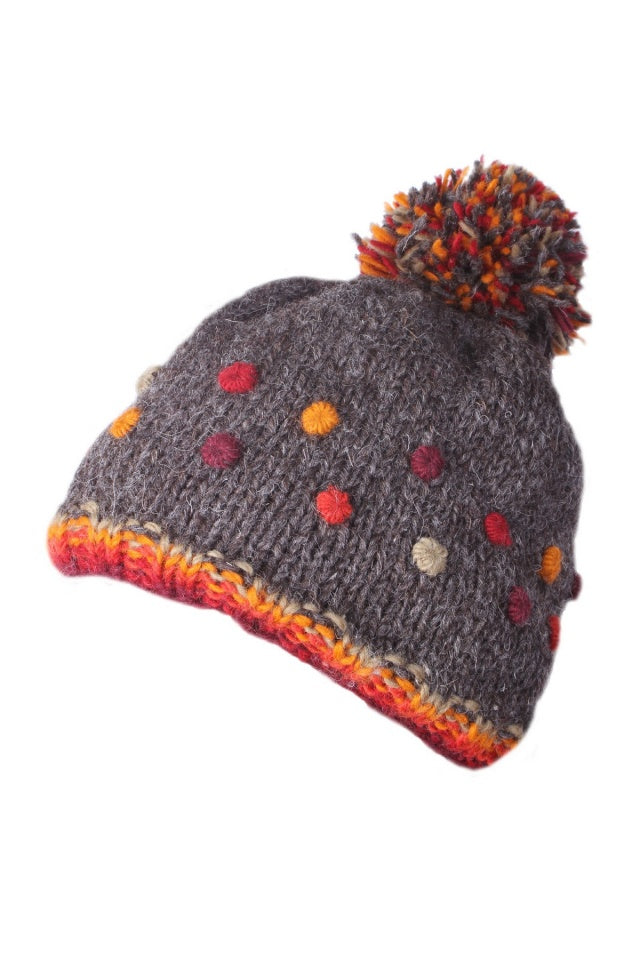 Montpellier Bobble Hat - Bark