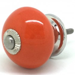 Orange Round Knob