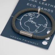Cork Leather Eco Band - Grey
