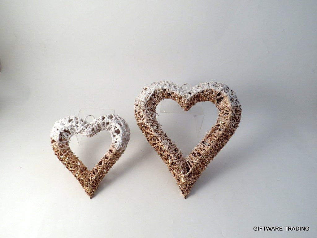 Rose Gold Hanging Heart