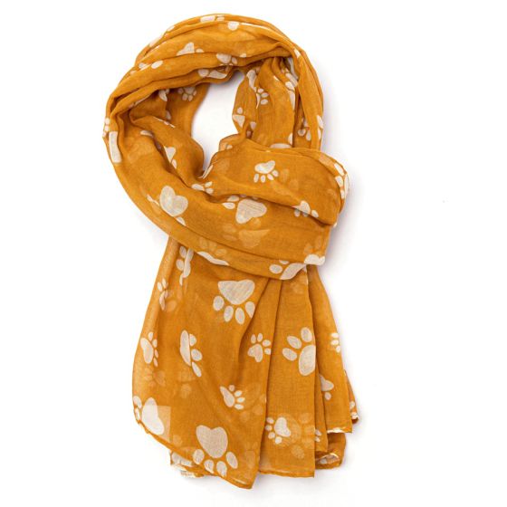 Paw Print - Mustard