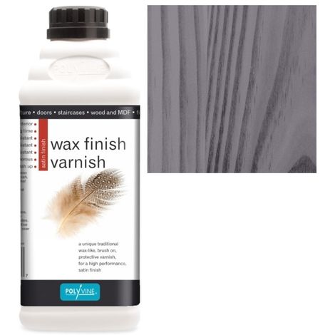500ml Wax Finish Varnish - Black Satin