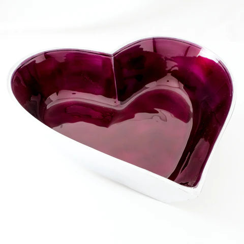Heart Bowl - Brushed Purple