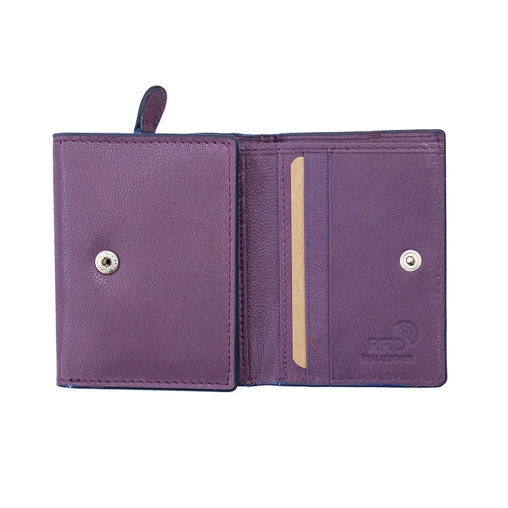 Luna Small Trifold Purse - Purple