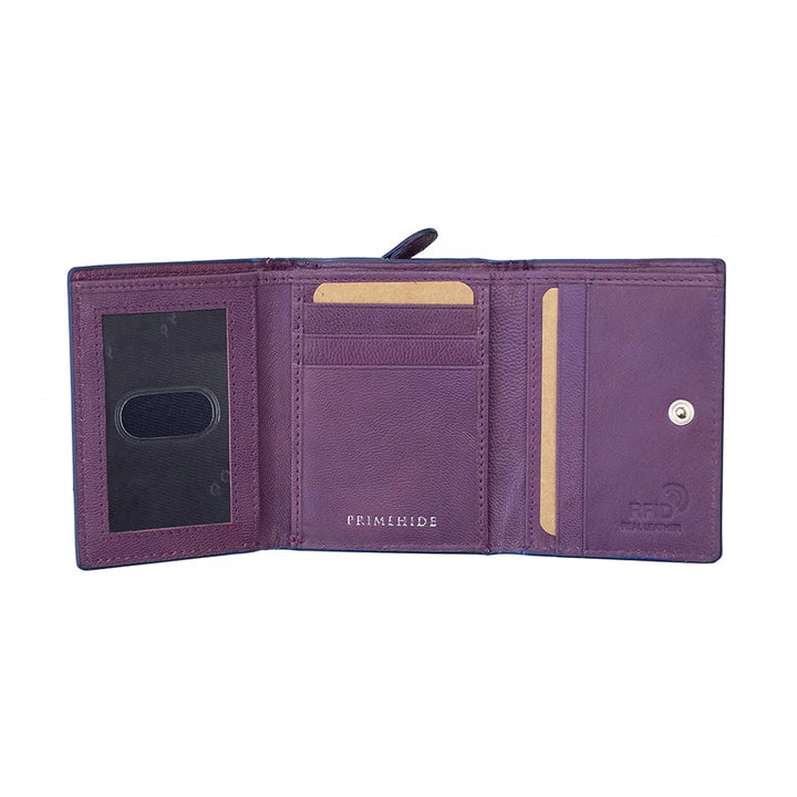 Luna Small Trifold Purse - Purple