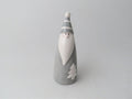 Grey & White Santa Ornament