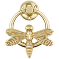 Dragonfly Door Knocker with Ring