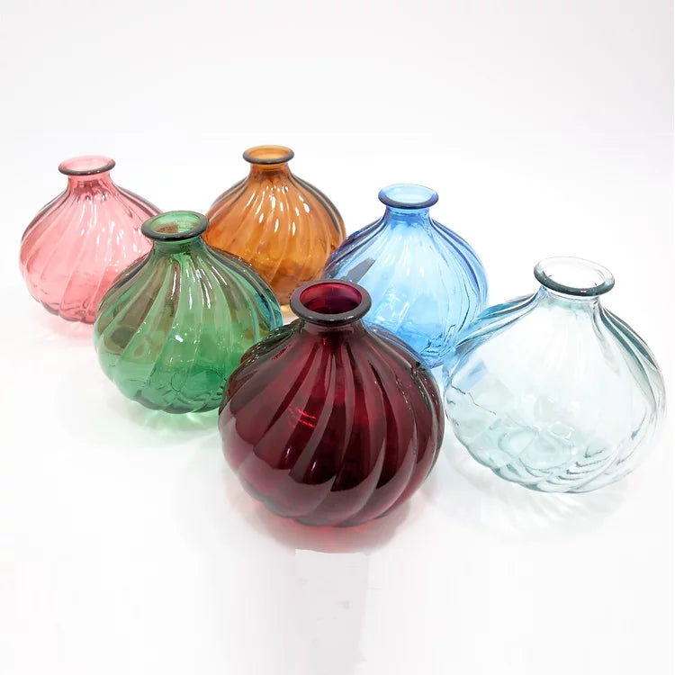 Spiral Glass Vase