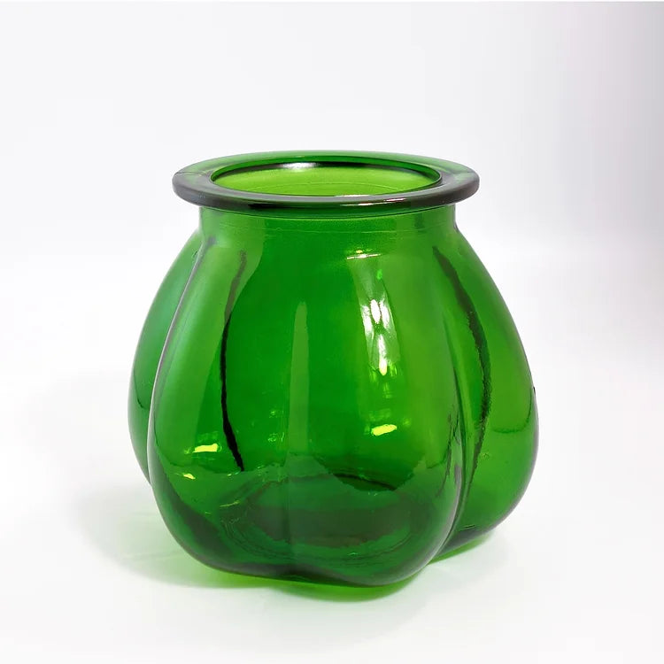 Pumpkin Glass Vase
