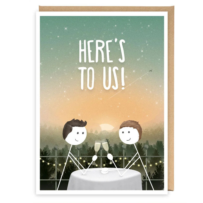 Here's to us Celebration Card