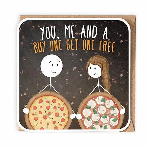 You, Me And A Buy One Free Anniversary Card