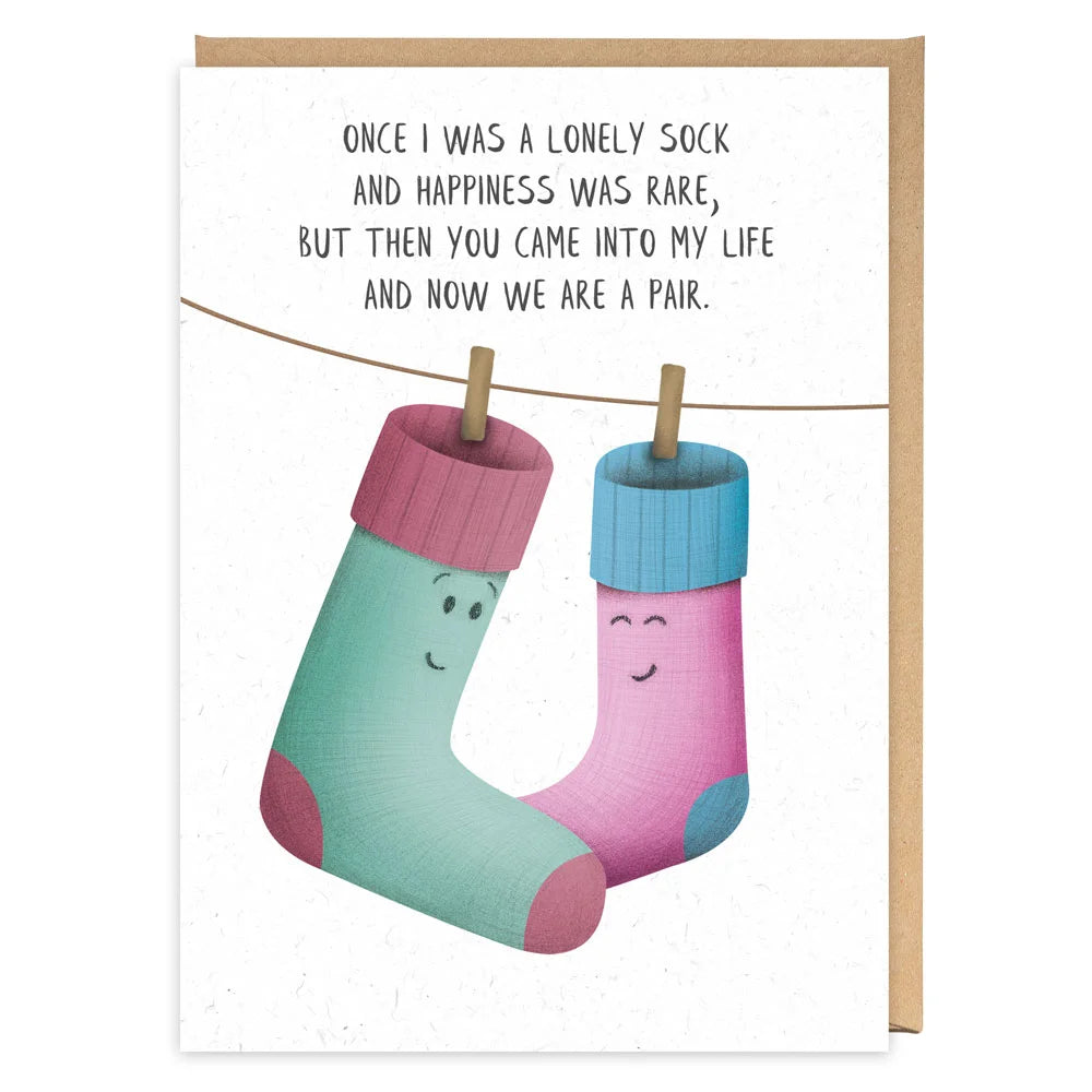 Once I was a lonely sock