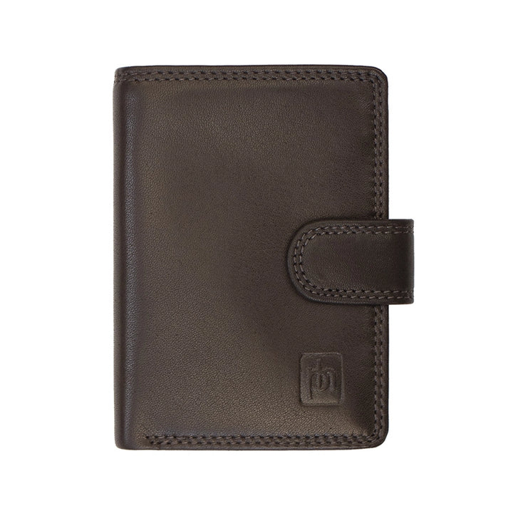 Washington Leather Card Holder Wallet / Brown