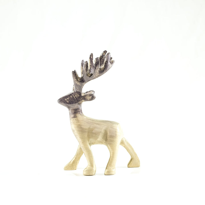 Stag Ornament - Brushed Silver