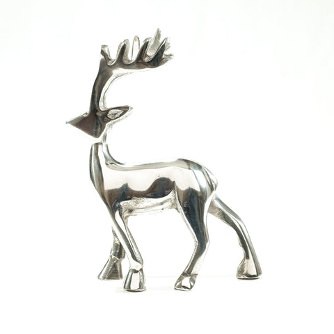 Stag Ornament - Polished Silver