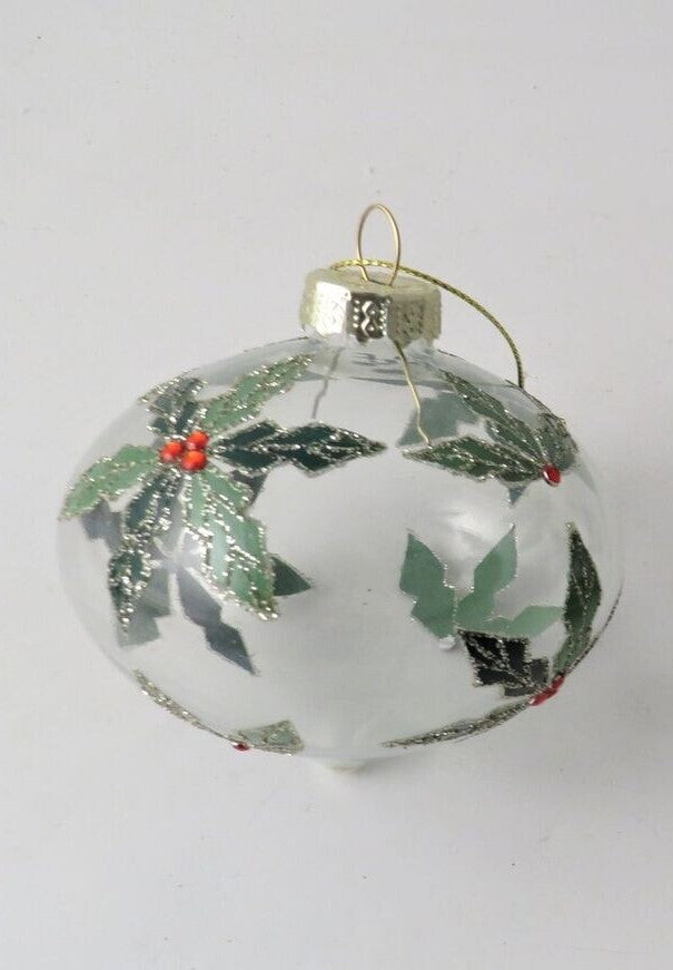 Holly Design Bauble