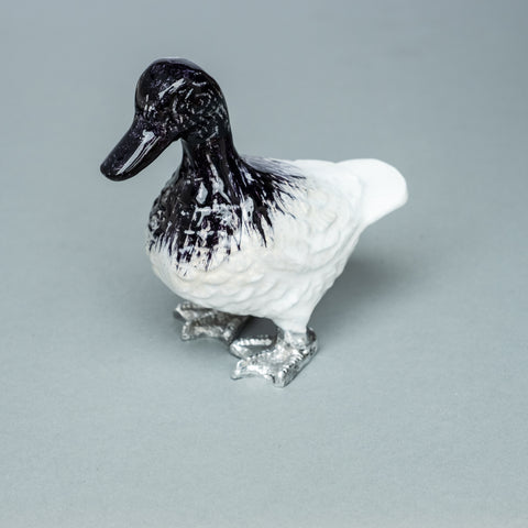 Duck Ornaments - Brushed White