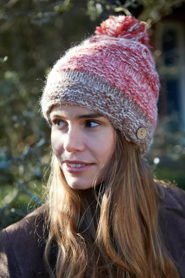 Sierra Nevada Bobble Hat - Red Earth