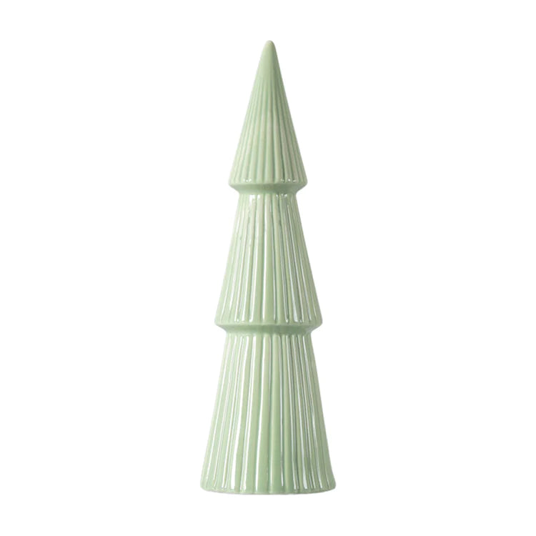 Stylised Ceramic Fir Tree - Large/Green