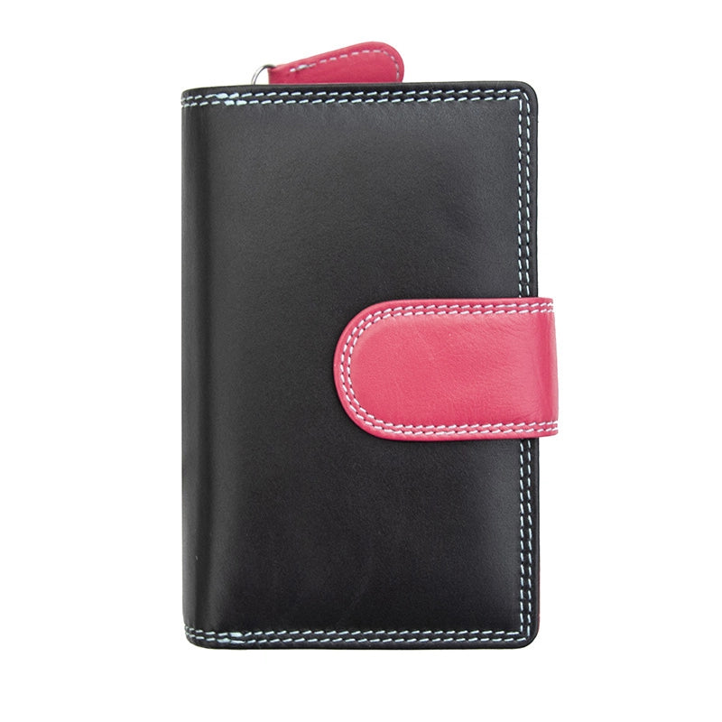 Soft Leather Colourful Bifold Purse - Primrose London