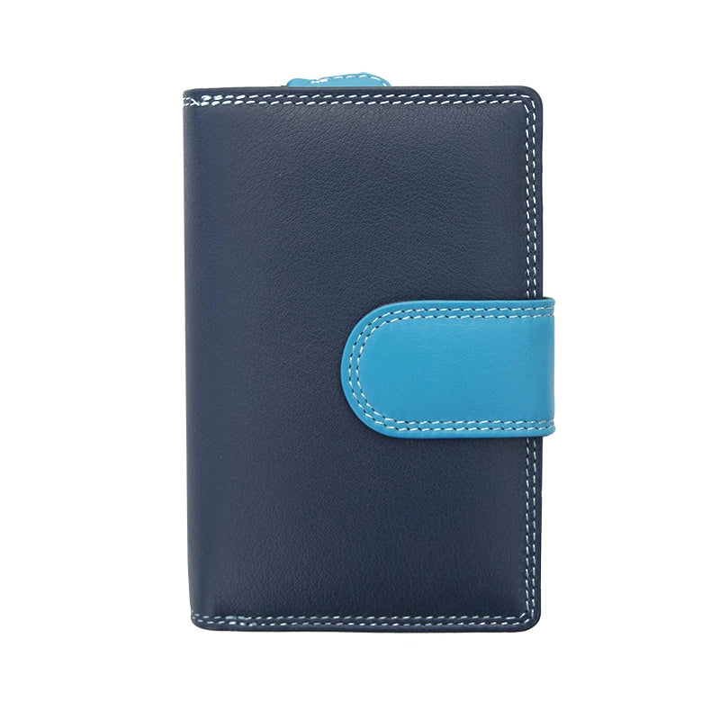 Soft Leather Colourful Bifold Purse - Primrose London