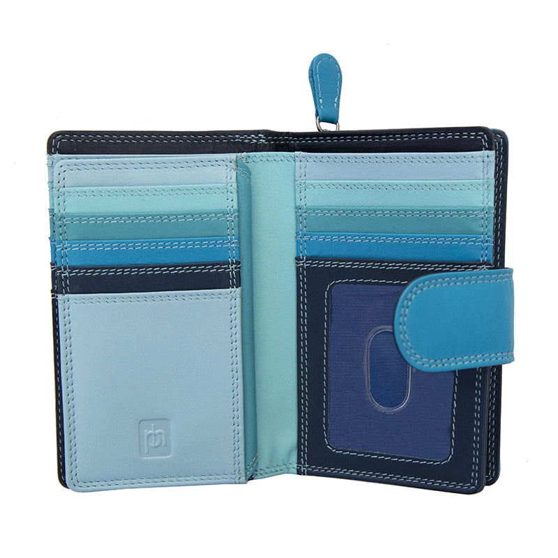 Soft Leather Colourful Bifold Purse - Primrose London