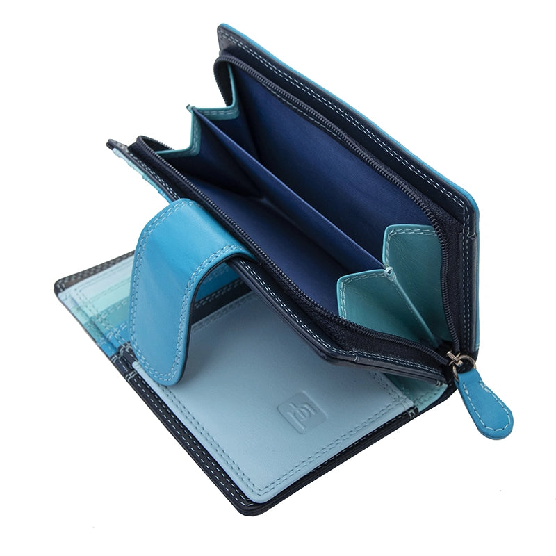 Soft Leather Colourful Bifold Purse - Primrose London