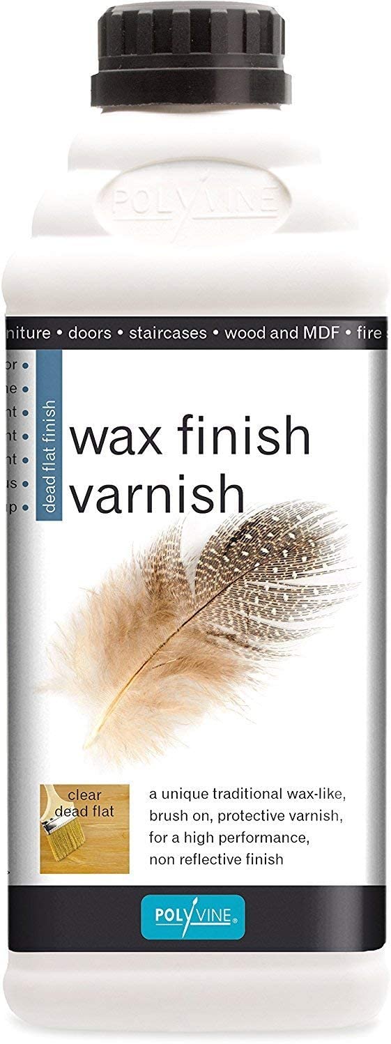 500ml Clear Wax Finish Varnish - Dead Flat