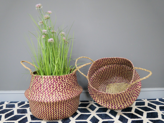 Purun Grass Baskets (2 Sizes)