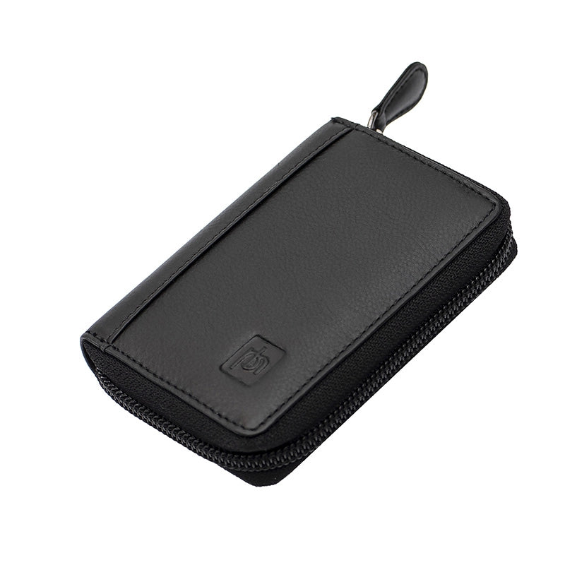 Concertina Leather Credit Card Wallet