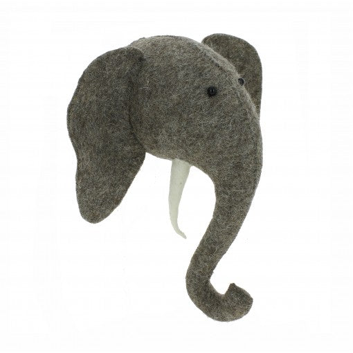 Mini Felt Elephant Head