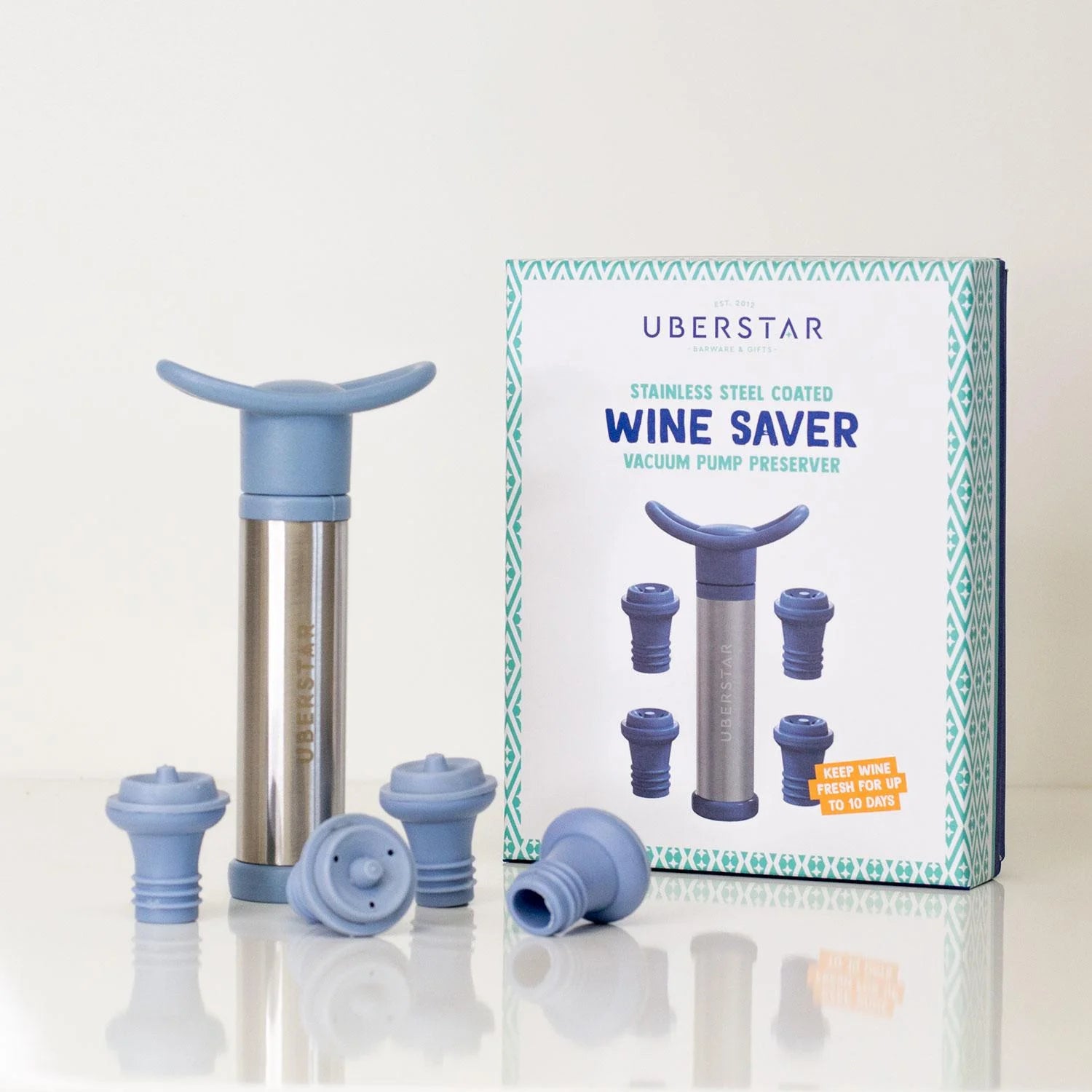 Wine Saver Vacuum Pump and Stopper Set