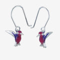 Pink Hummingbird Earrings