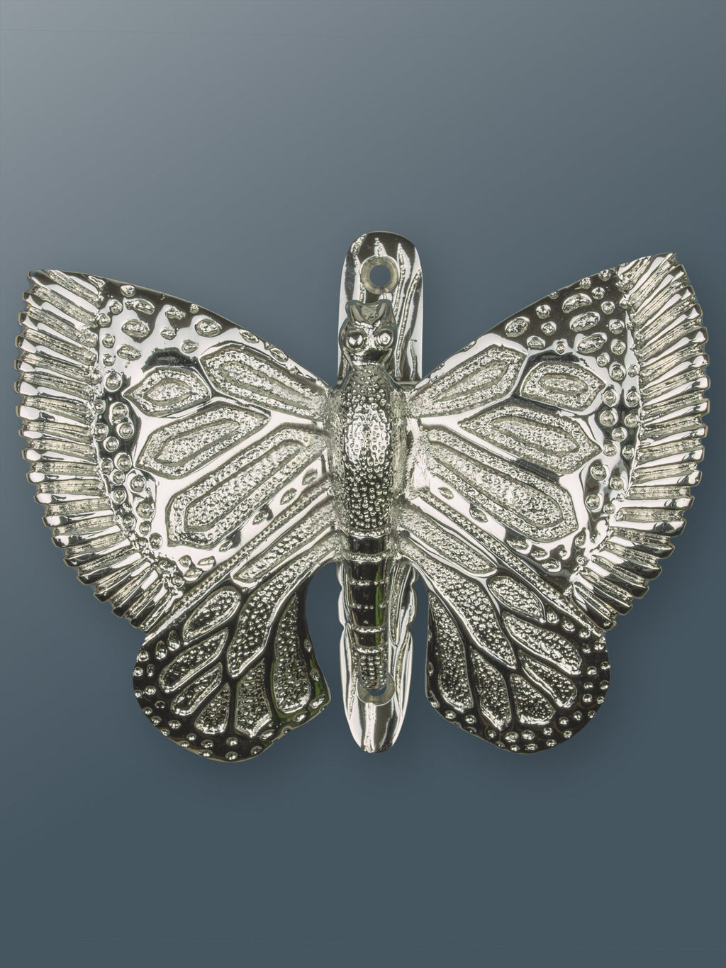 Butterfly Door Knocker - Nickel Finish