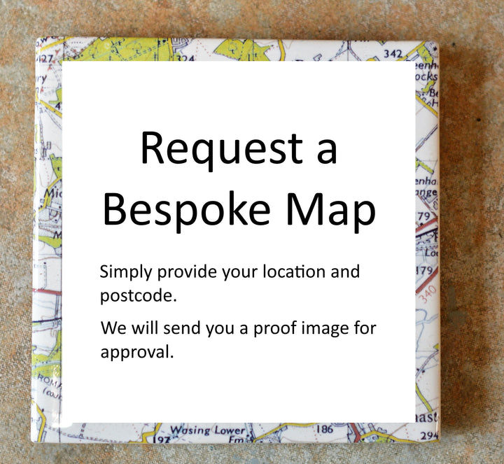 Bespoke Vintage Map Products